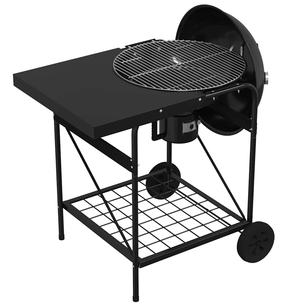 Udendørs Grill 91 X 71 X 107 Cm Metal Sort