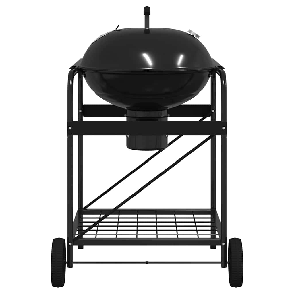 Udendørs Grill 91 X 71 X 107 Cm Metal Sort