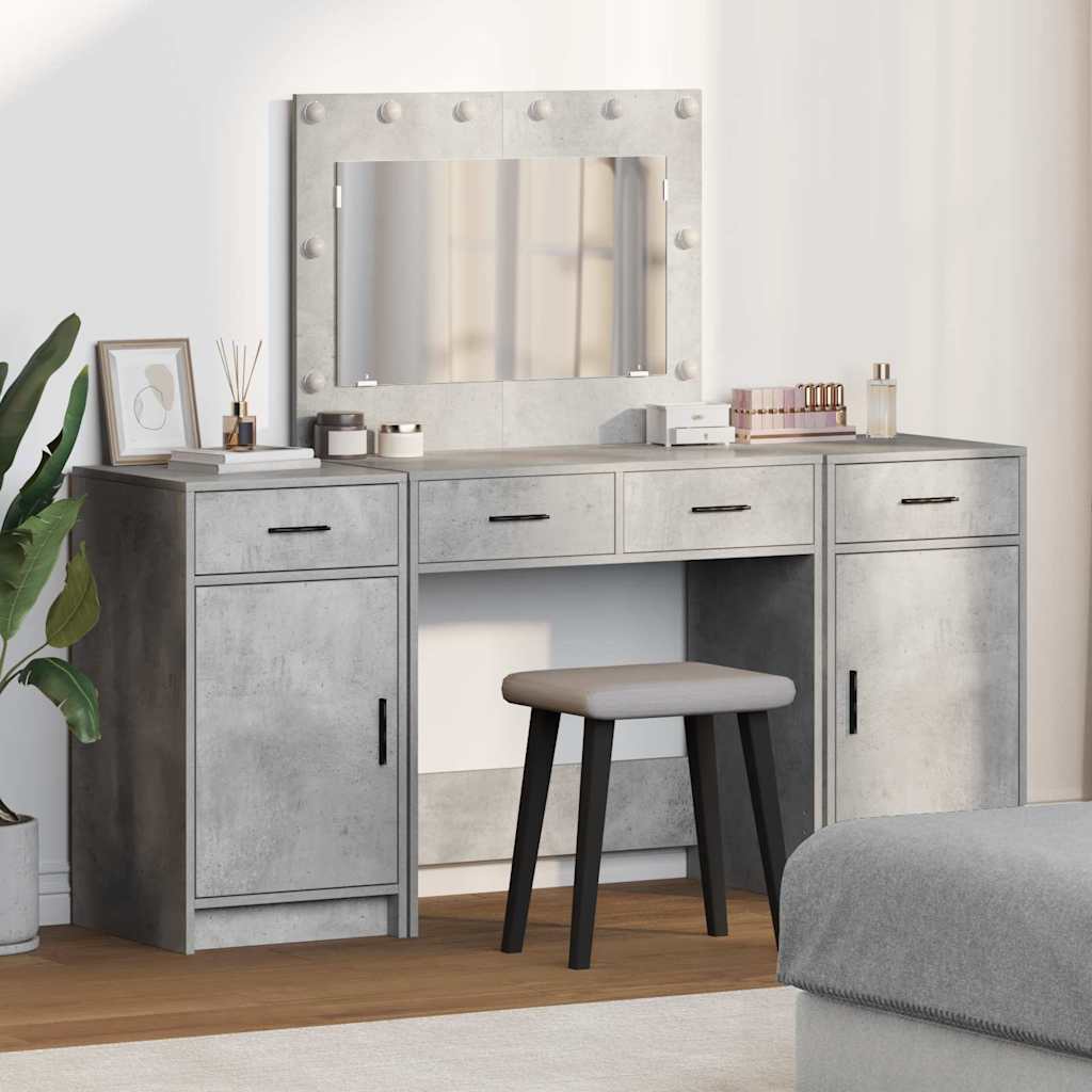 Klædeskab 3 Stk. Brun 78,5 X 41 X 135 Cm Konstrueret Træ