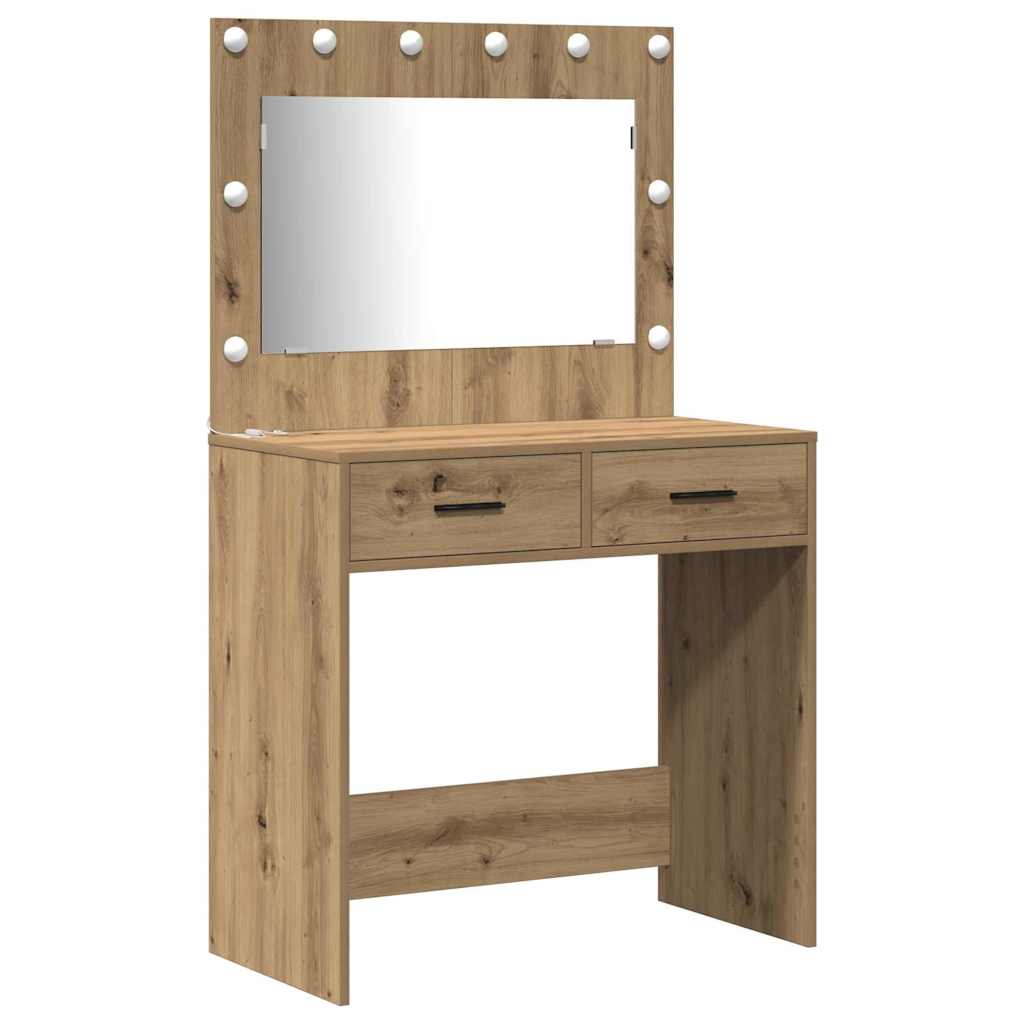 Klædeskab 3 Stk. Brun 78,5 X 41 X 135 Cm Konstrueret Træ