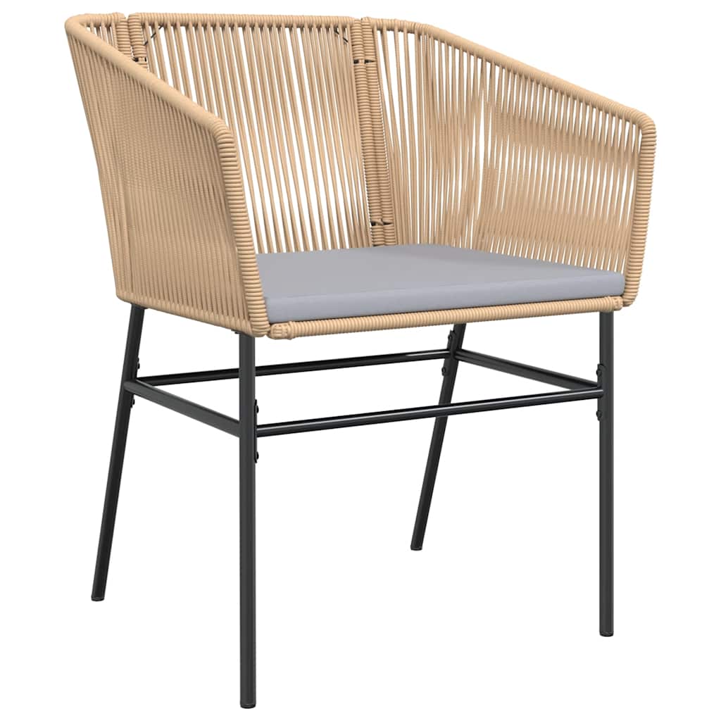3 Dele Spisebordssæt Til Haven M. Hynder Polyrattan Glas