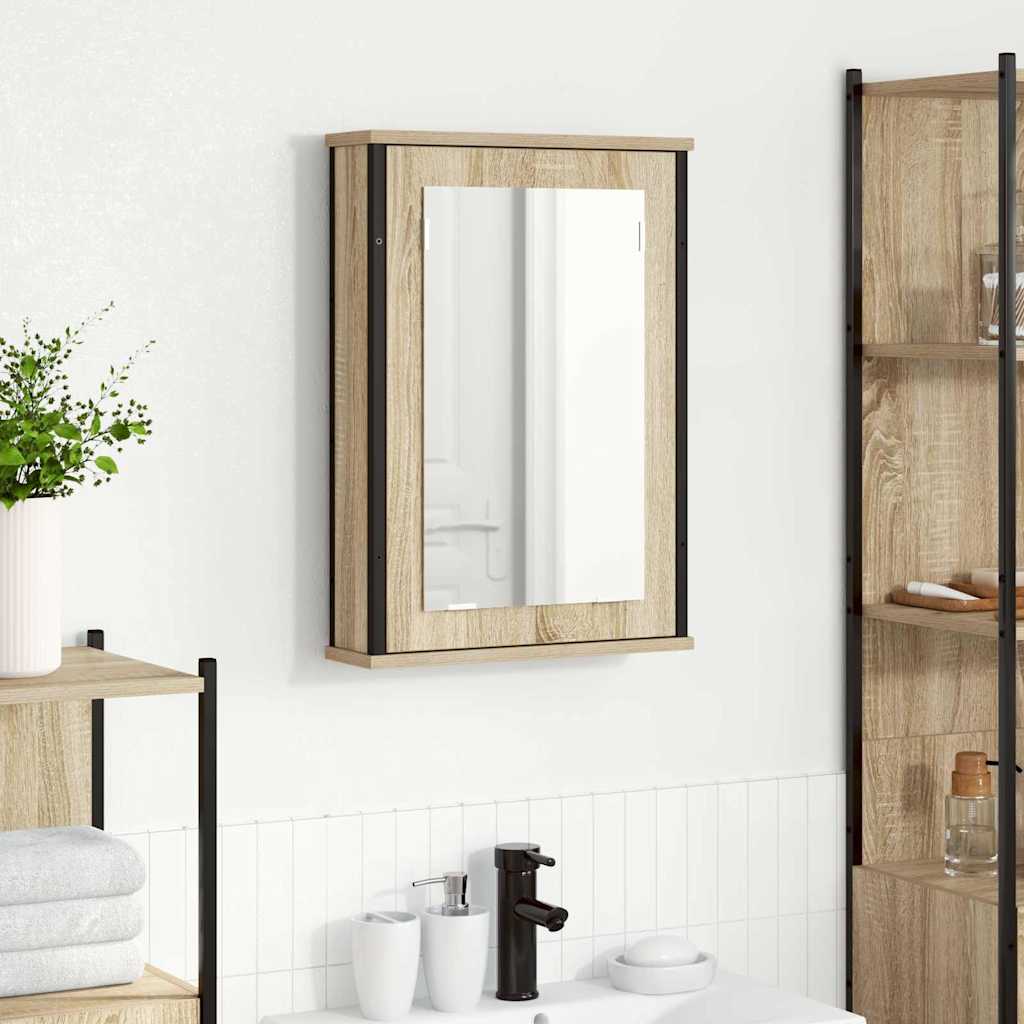 Spejlskab Sonoma Eg 42 X 12 X 60 Cm Konstrueret Træ