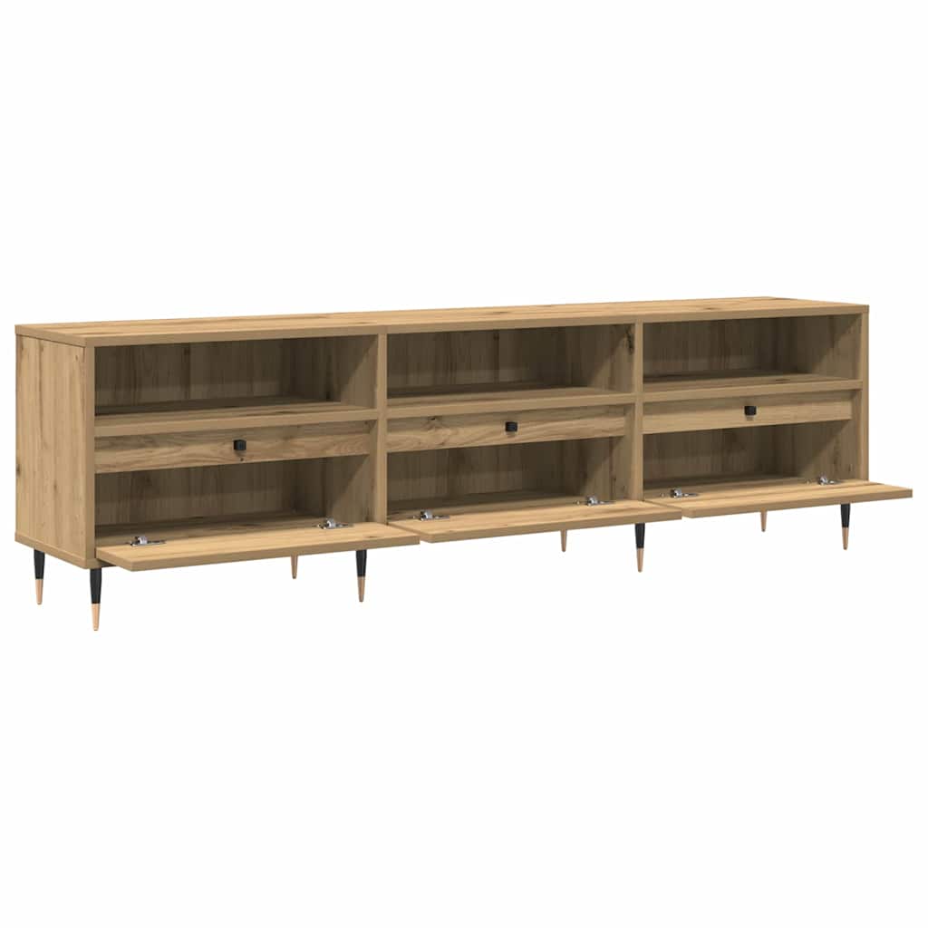 Tv-Skab 150 X 30 X 45 Cm Etræ Konstrueret Træ