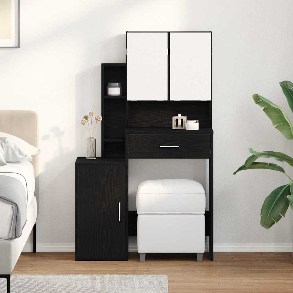 Makeupbord Med Skab 80X35X132 Cm