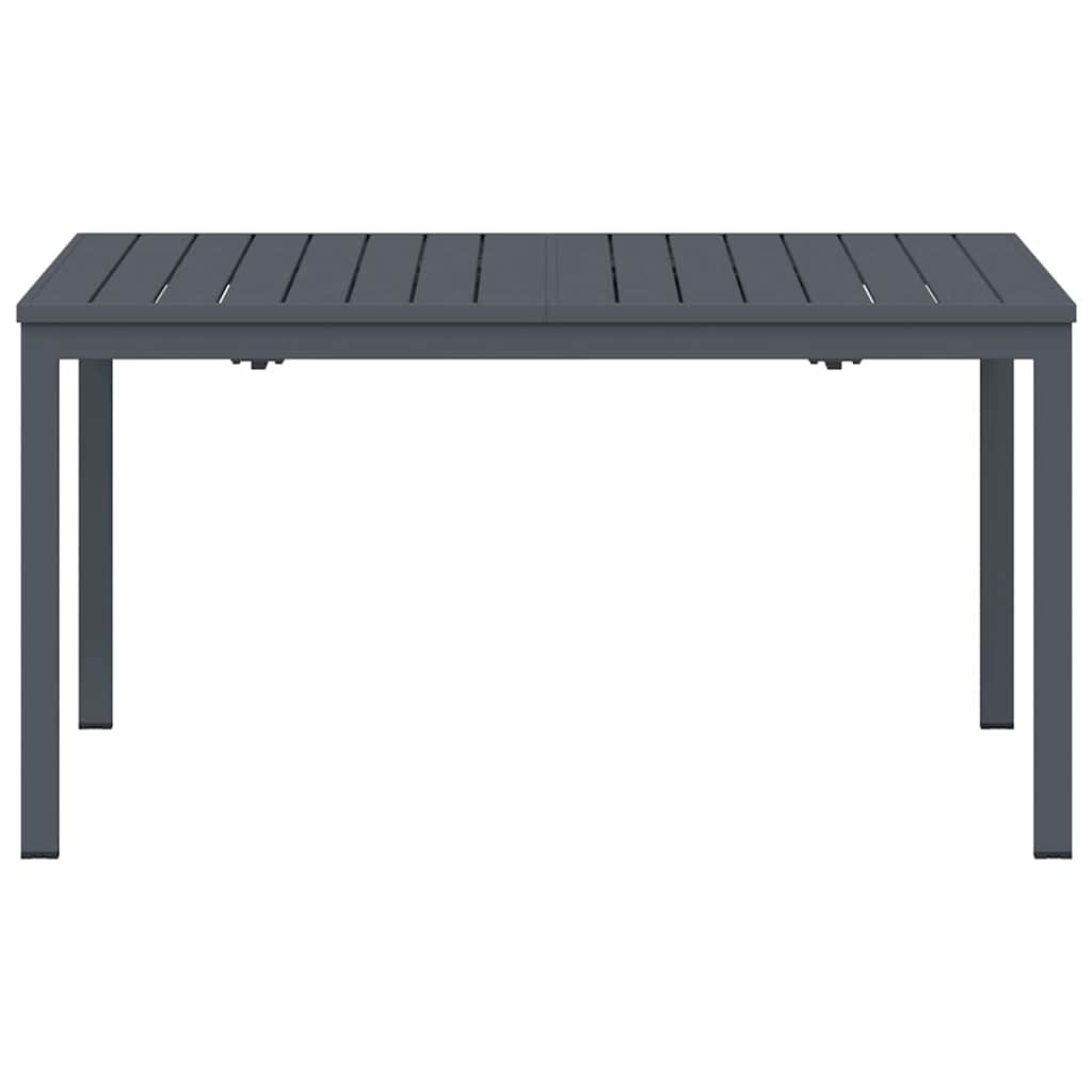 Terrassebord Antracit 180 X 80 X 74 Cm Pulverlakeret Stål