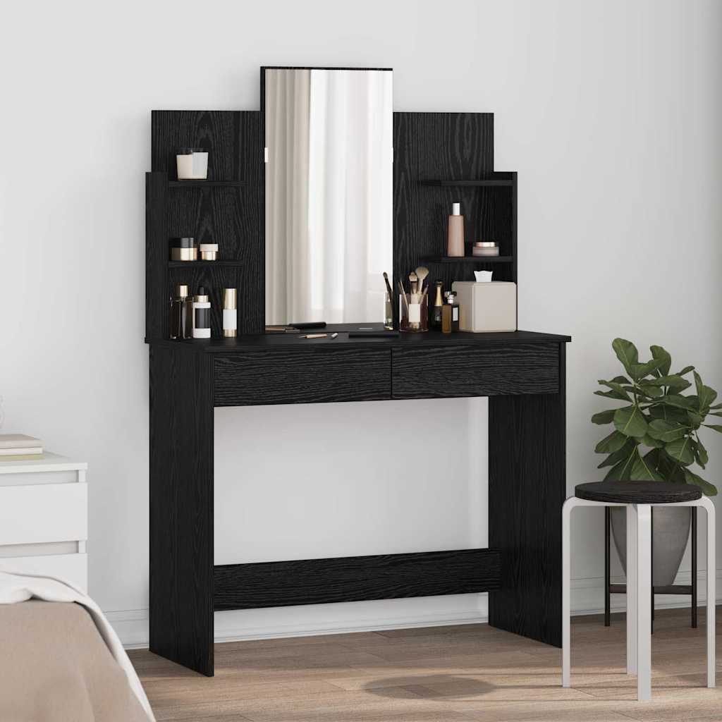 Makeupbord Med Spejl 96X39X142 Cm
