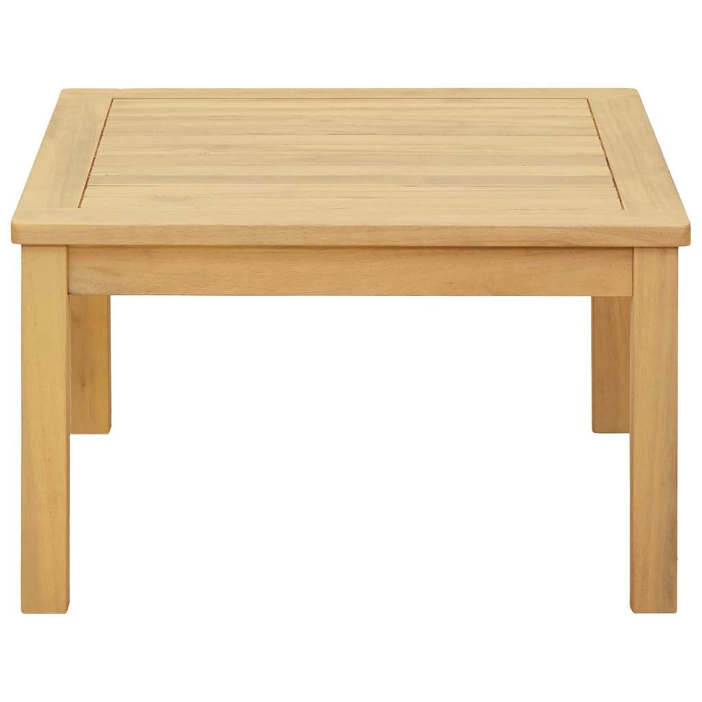 Sofabord Lys Akacie 60 X 60 X 36 Cm Massivt Akacietræ