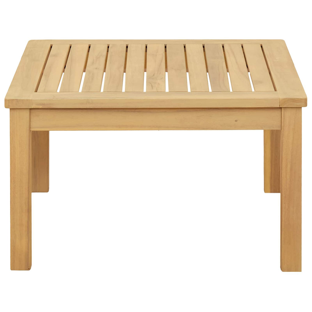 Sofabord Lys Akacie 60 X 60 X 36 Cm Massivt Akacietræ