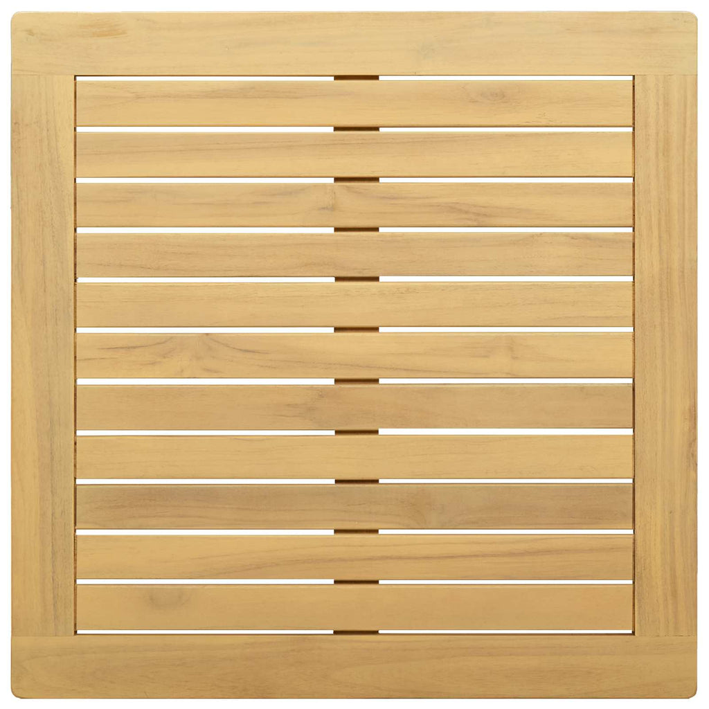 Sofabord Lys Akacie 60 X 60 X 36 Cm Massivt Akacietræ