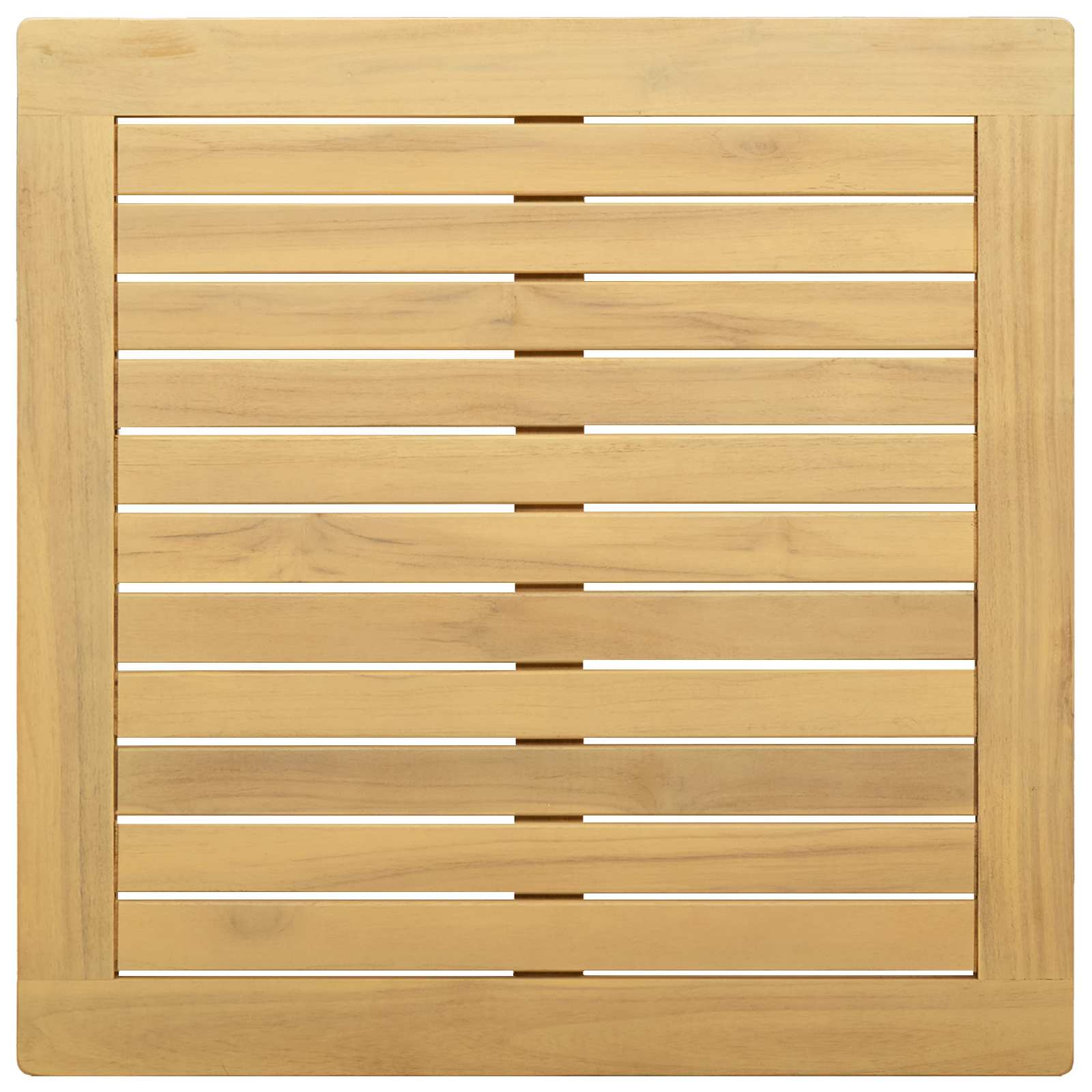 Sofabord Lys Akacie 60 X 60 X 36 Cm Massivt Akacietræ
