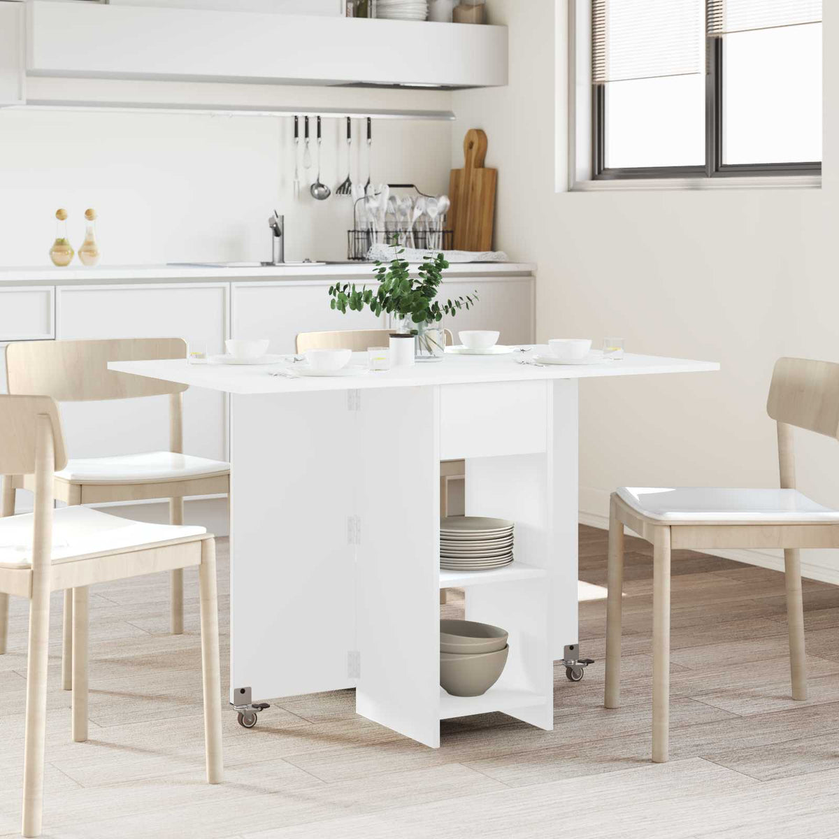 Spisebord 115 X 70 X 75 Cm Konstrueret Træ Rektangulær