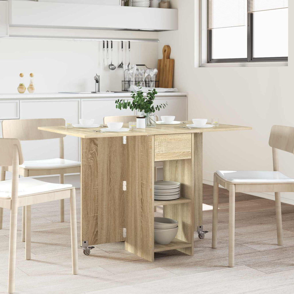 Spisebord 115 X 70 X 75 Cm Konstrueret Træ Rektangulær