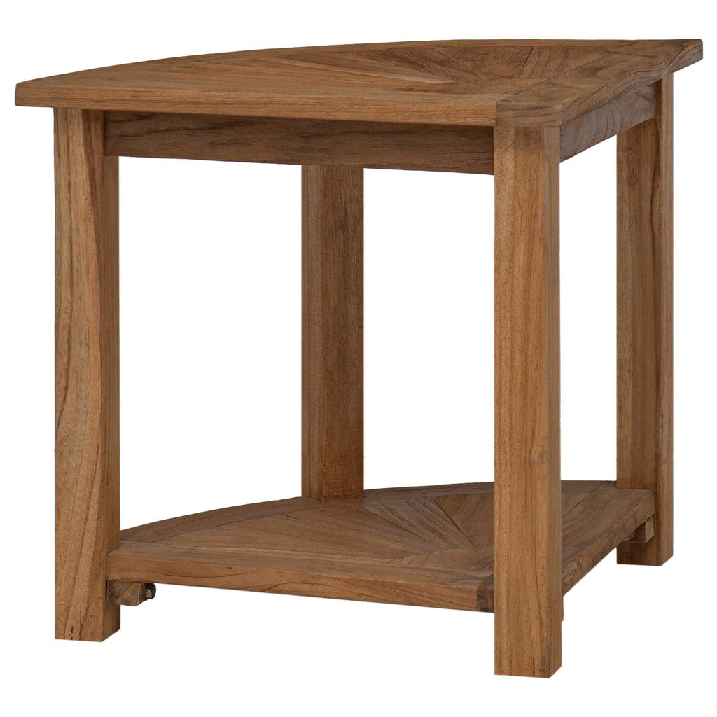 Badeværelses Sidebord Naturfarvet 45 X 45 X 46 Cm