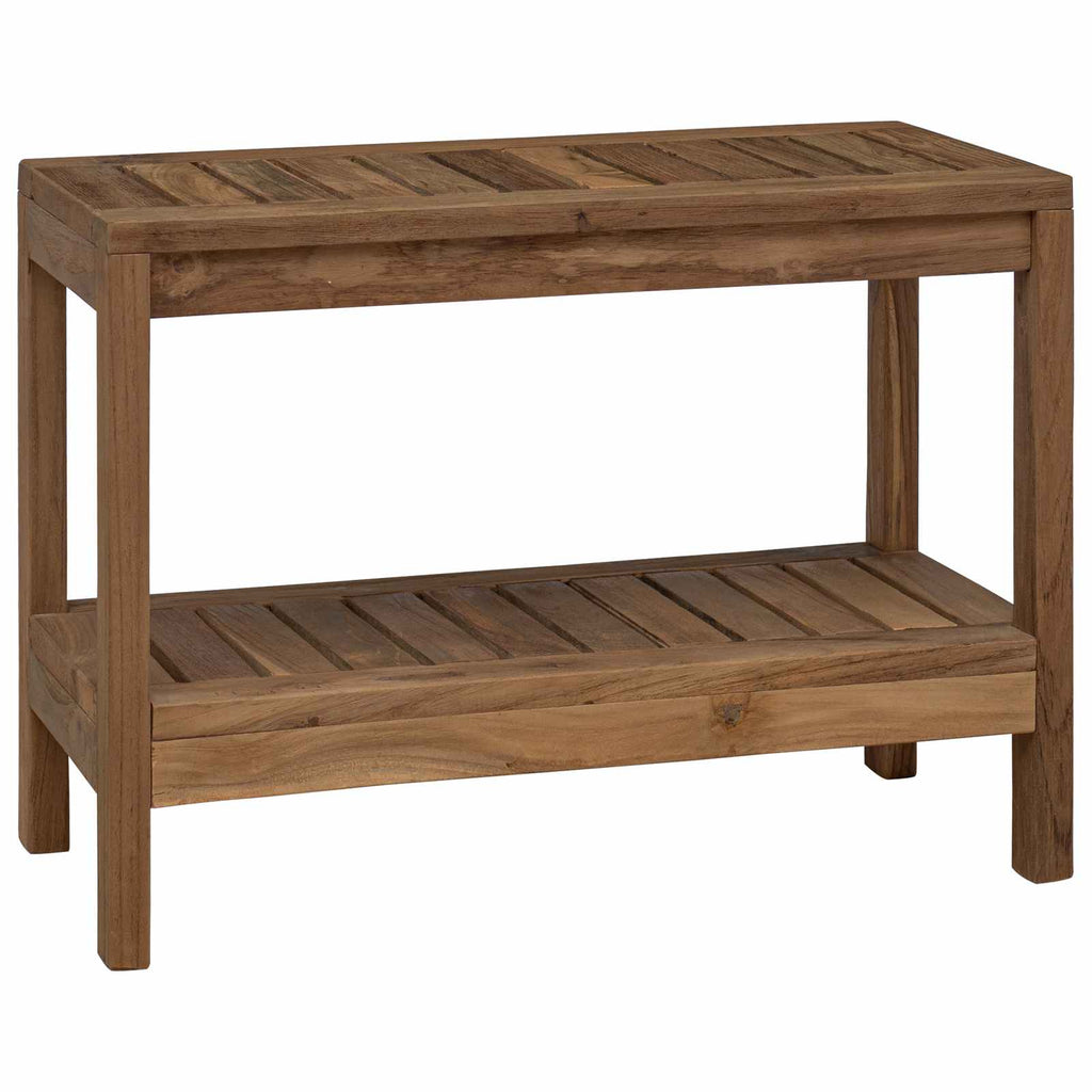 Badeværelse Side Bord Naturfarvet 60 X 30 X 45 Cm