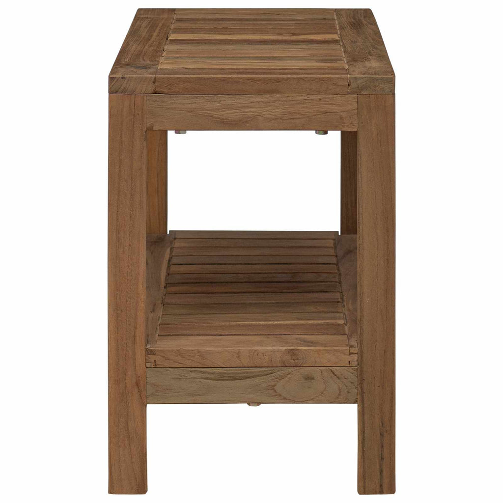 Badeværelse Side Bord Naturfarvet 60 X 30 X 45 Cm