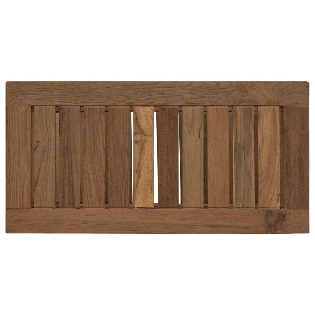 Badeværelse Side Bord Naturfarvet 60 X 30 X 45 Cm
