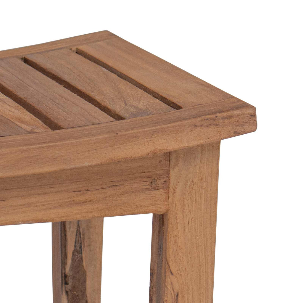 Badeværelses Sidebord Naturfarvet 50 X 35 X 45 Cm