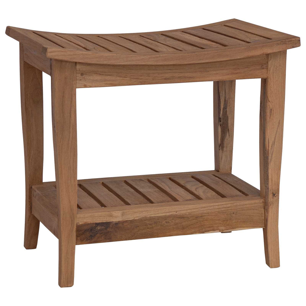 Badeværelses Sidebord Naturfarvet 50 X 35 X 45 Cm
