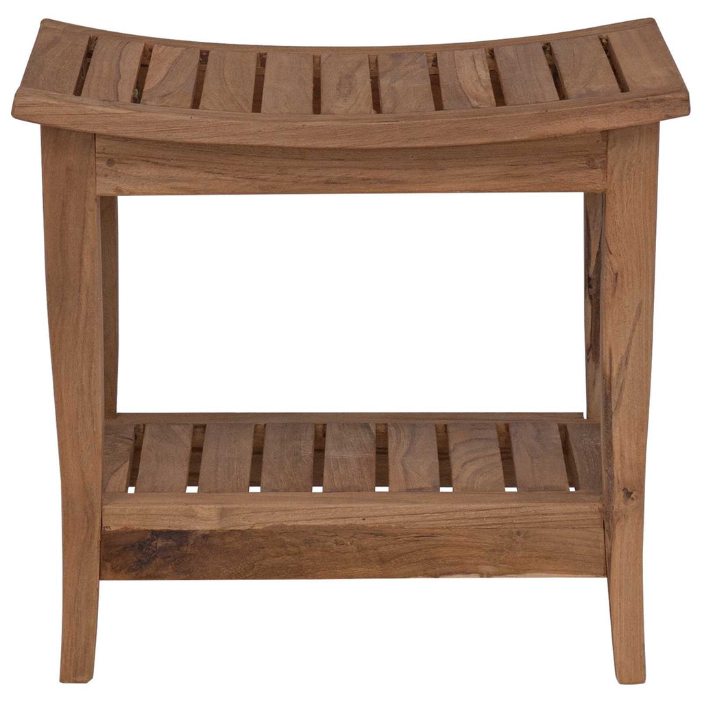 Badeværelses Sidebord Naturfarvet 50 X 35 X 45 Cm