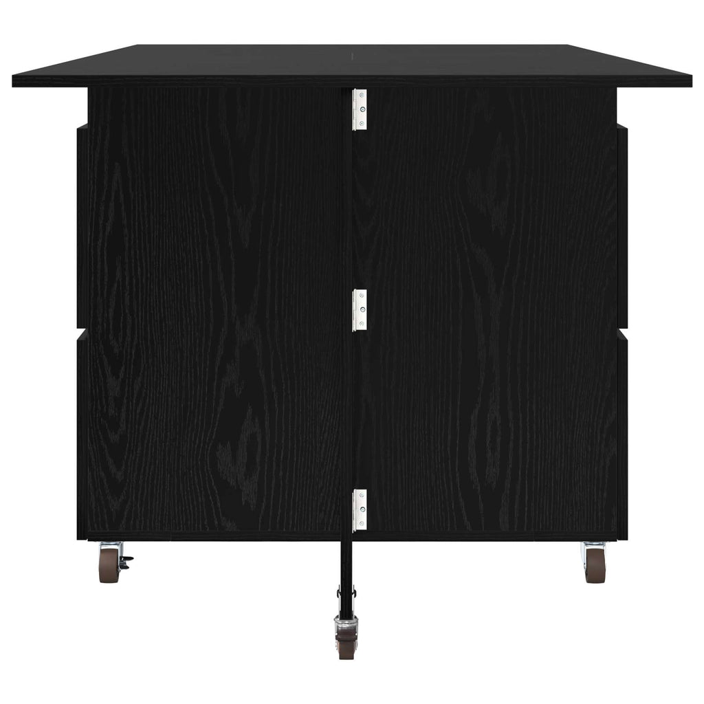 Spisebord 140 X 80 X 77 Cm Konstrueret Træ Rektangulær