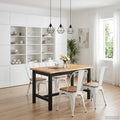 Høj Bar Bord Ekai 112 X 70 X 91 Cm Massivt Fyrretræ