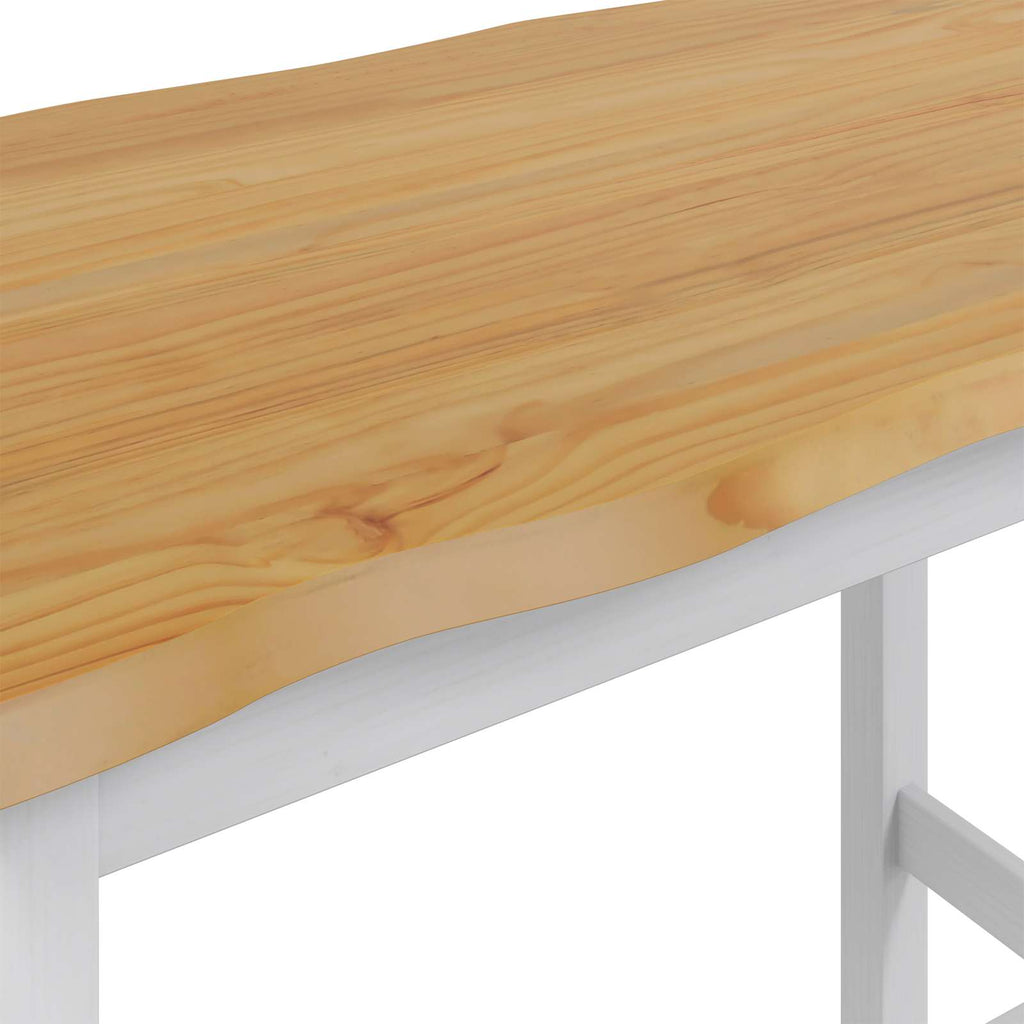 Høj Bar Bord Ekai 112 X 70 X 91 Cm Massivt Fyrretræ