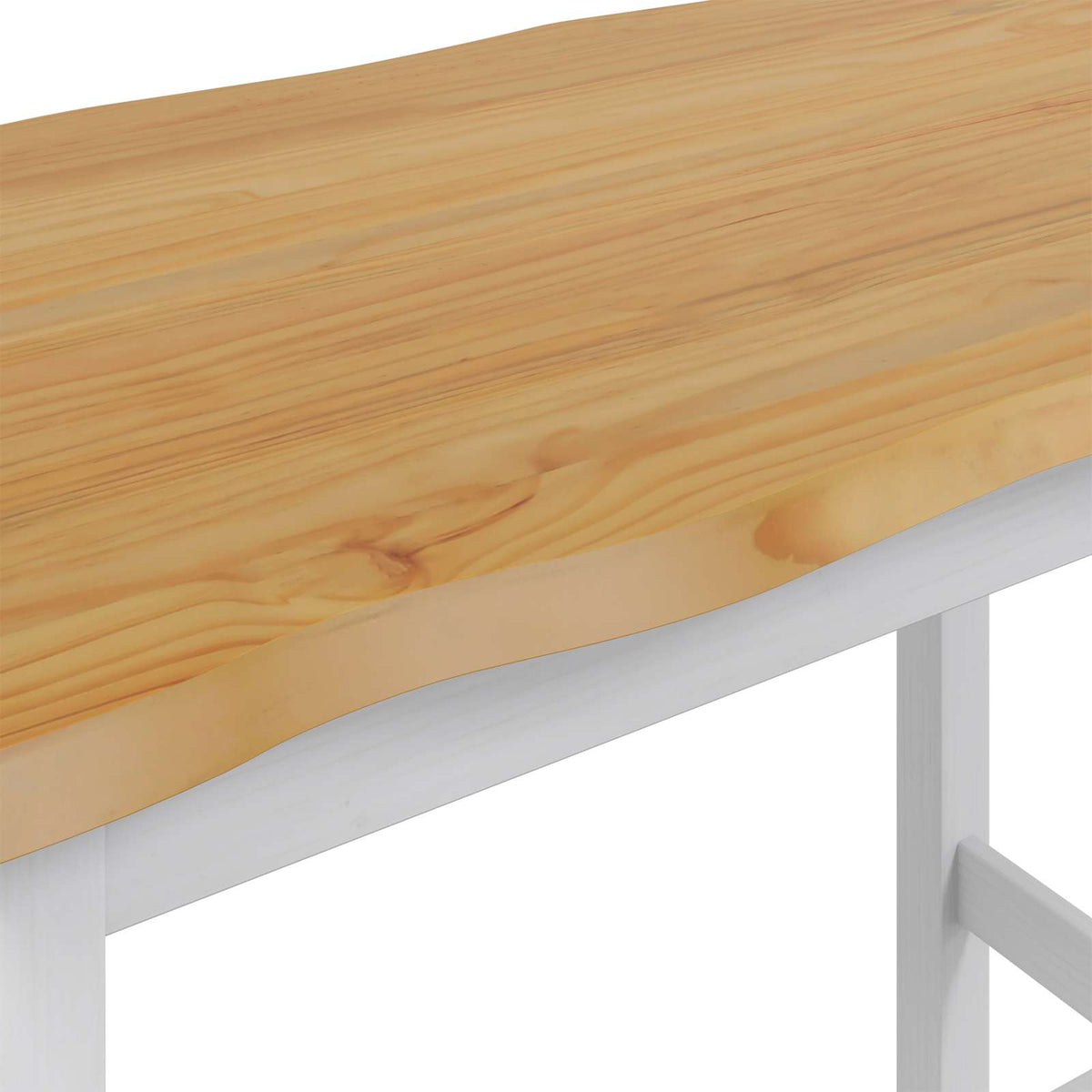 Høj Bar Bord Ekai 112 X 70 X 91 Cm Massivt Fyrretræ
