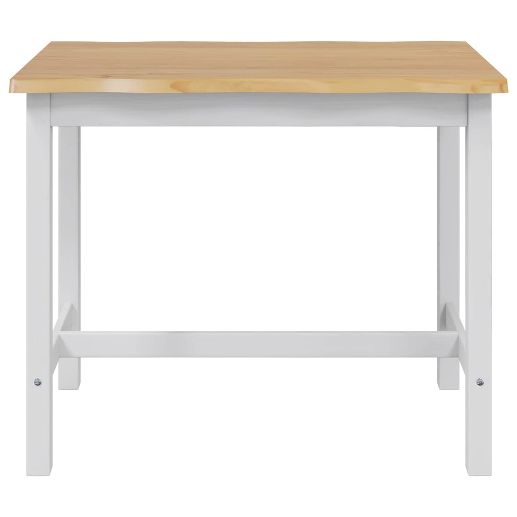Høj Bar Bord Ekai 112 X 70 X 91 Cm Massivt Fyrretræ
