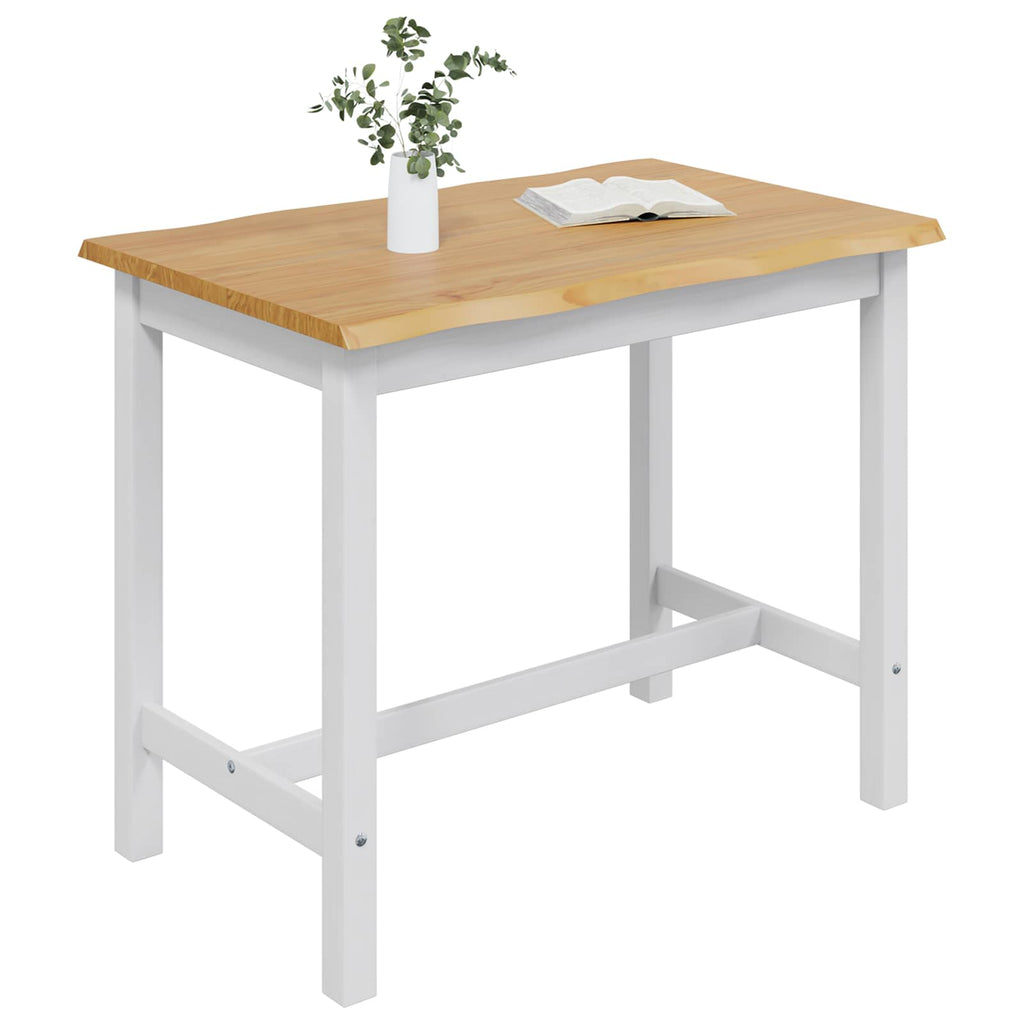 Høj Bar Bord Ekai 112 X 70 X 91 Cm Massivt Fyrretræ