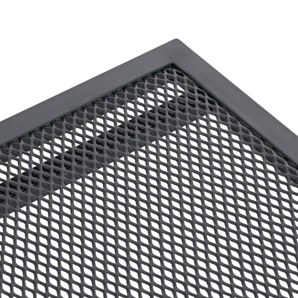 Udvidelig Mesh Spisebord Antracit 212 X 90 X 76 Cm Stål