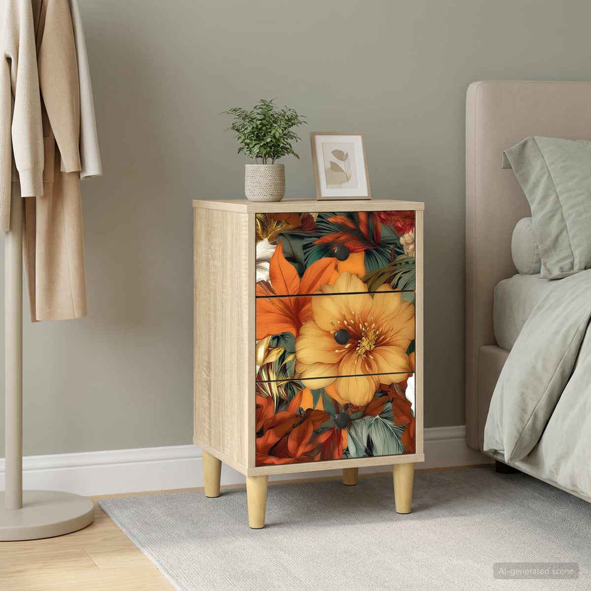 Natskab Mainz Sonoma-Eg 36 X 33 X 60 Cm Konstrueret Træ