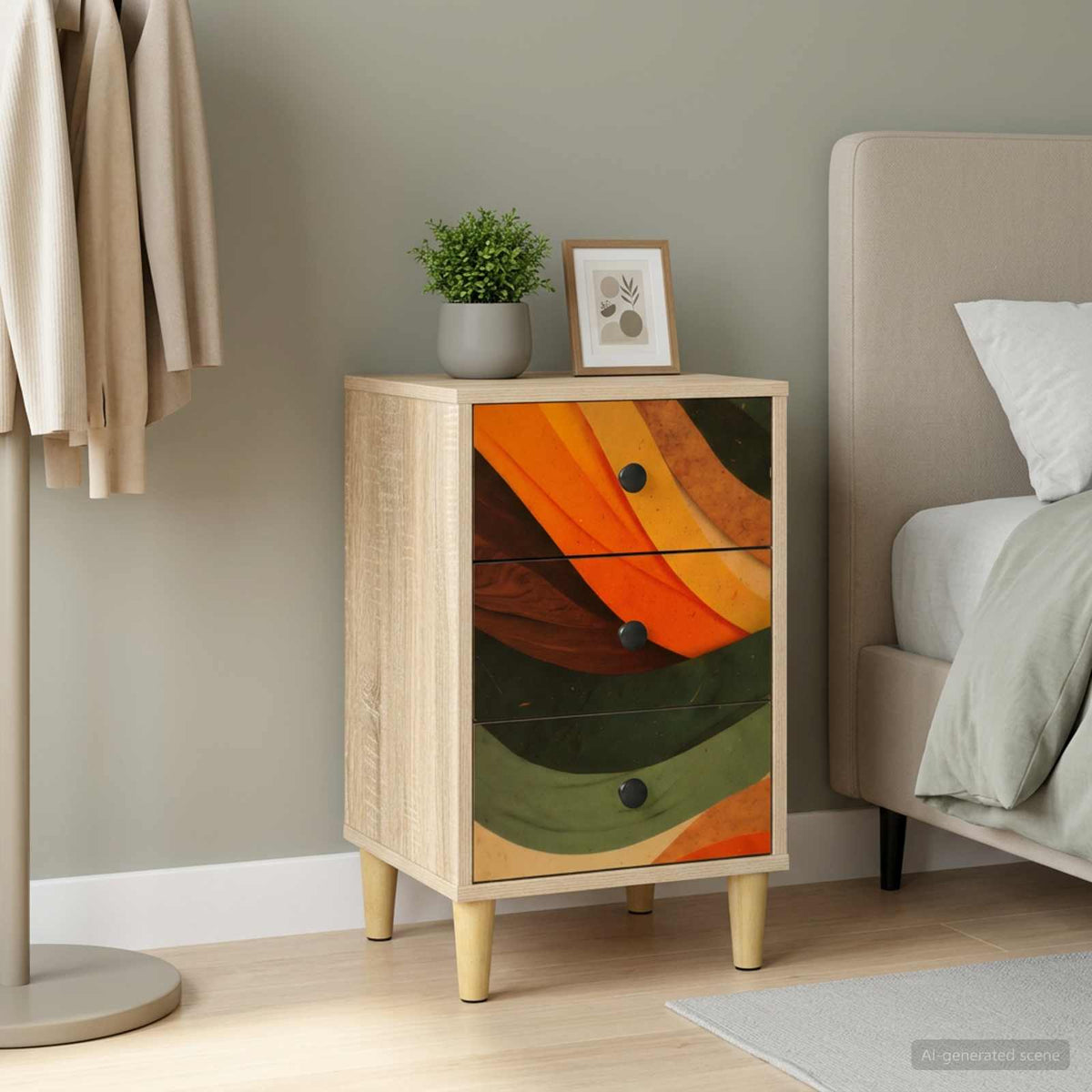 Natskab Mainz Sonoma-Eg 36 X 33 X 60 Cm Konstrueret Træ