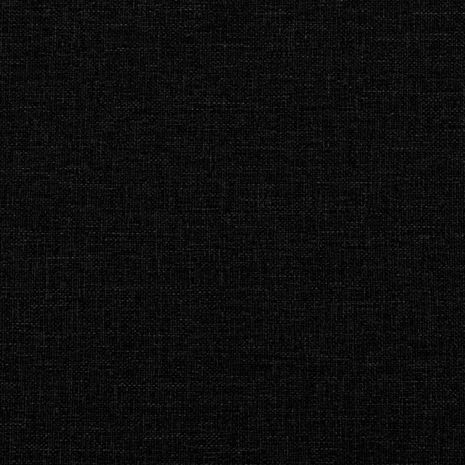 Lænestol Med Knap Tufting Sort 120 X 65 X 79 Cm Stof